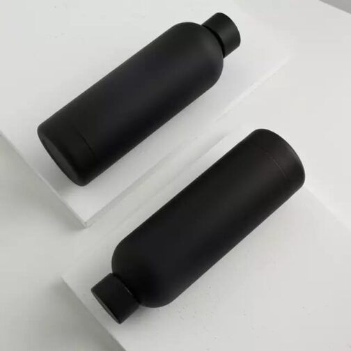 black skin feel thermal flask maintains your optimal temperature