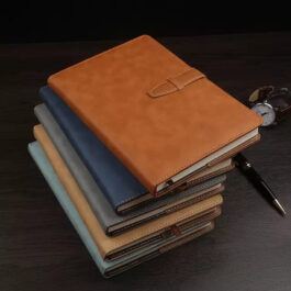 A5 Executive Leather Strap Notebook