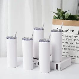 White Cocktail Tumblers